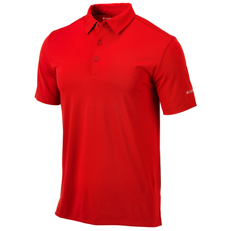 Men's Columbia Red Boston Sox Golf Club Invite Omni-Wick Polo