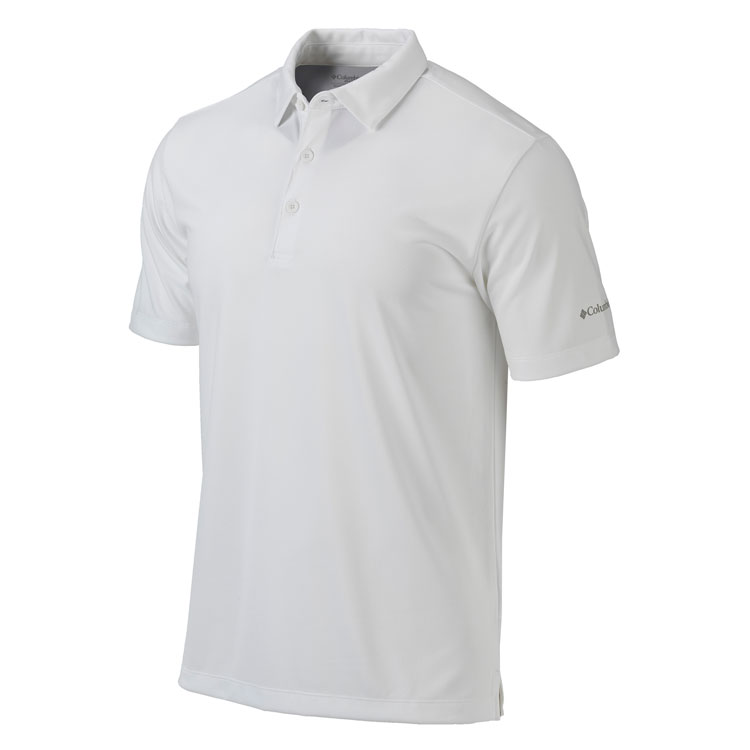 Men's Columbia White Houston Astros Omni-Wick Total Control Polo Size: Small