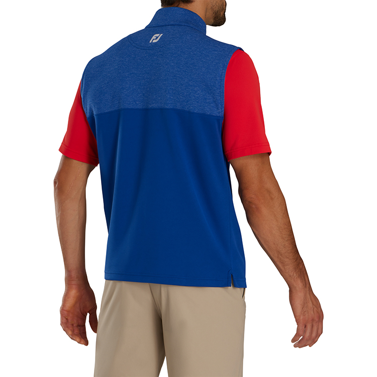 FootJoy Heather Yoke HalfZip Vest