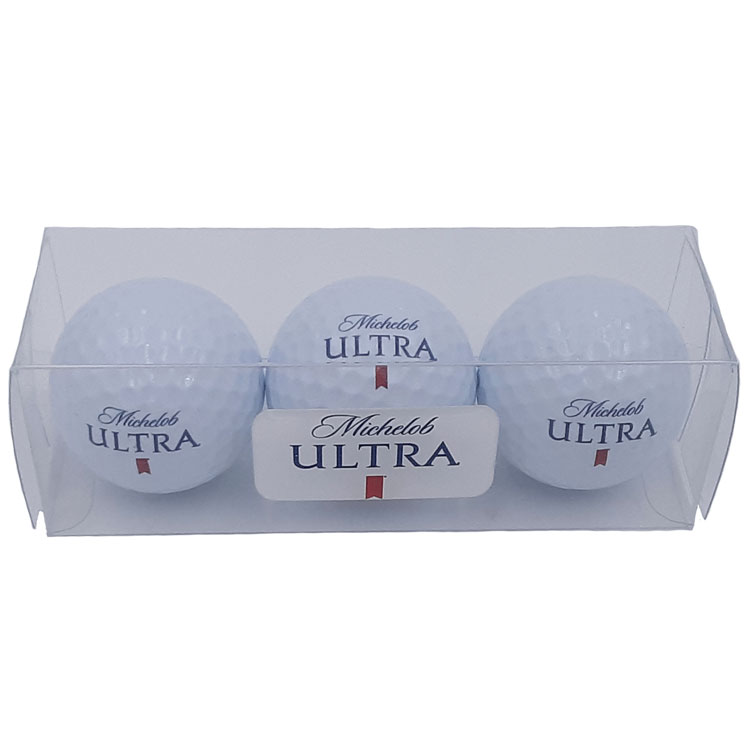 3Ball Clear Sleeve With Custom Golf Balls