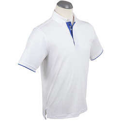Bobby Jones Performance Jersey Rib BD Collar & Cuff Polo with Contrast Placket