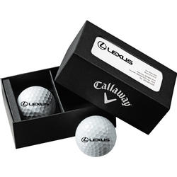 Callaway 2-Ball Black Business Card Box