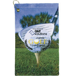 Microfiber Velour Golf Towel  11" x 18"