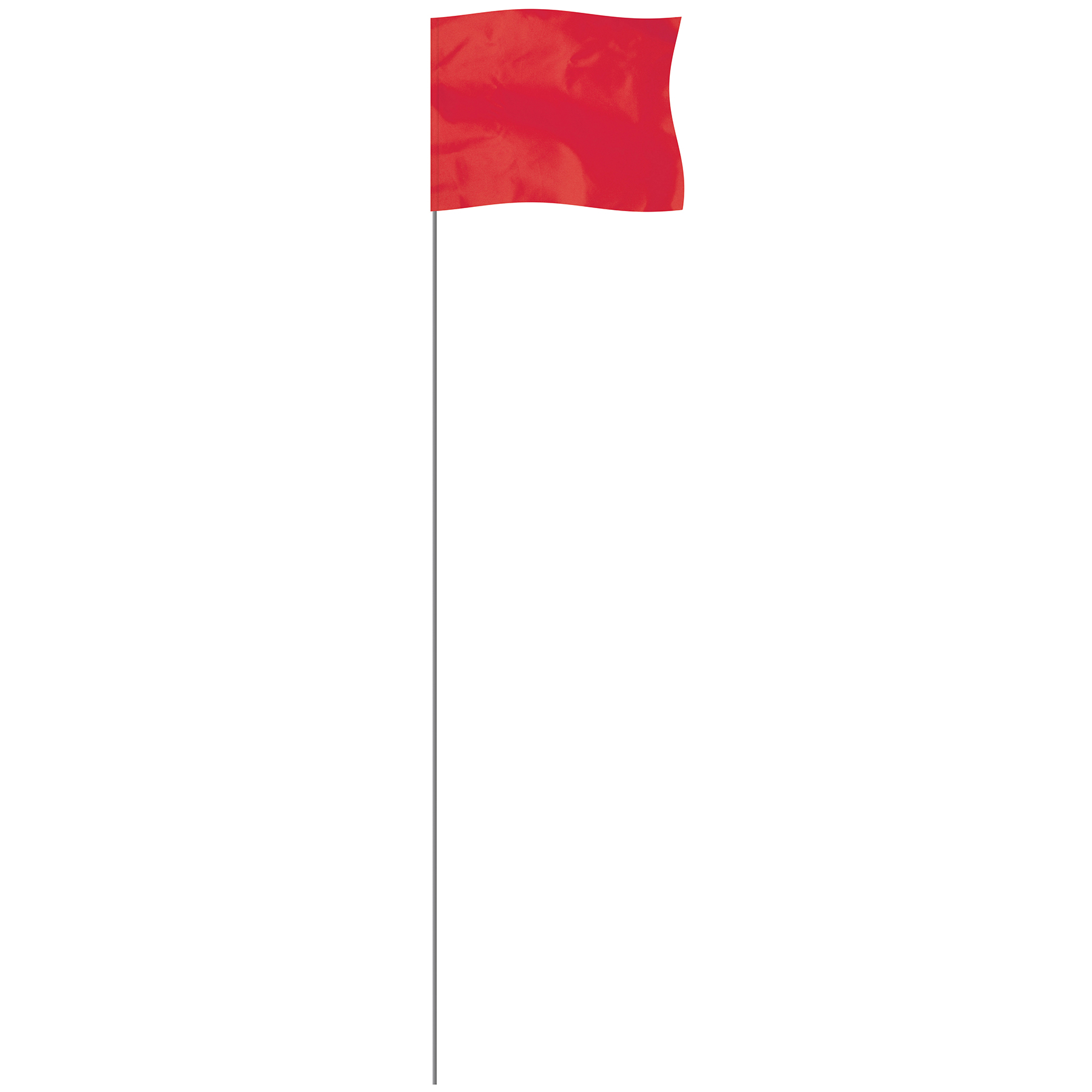 Red 4" x 5" Marker Flag on a 21" Wire