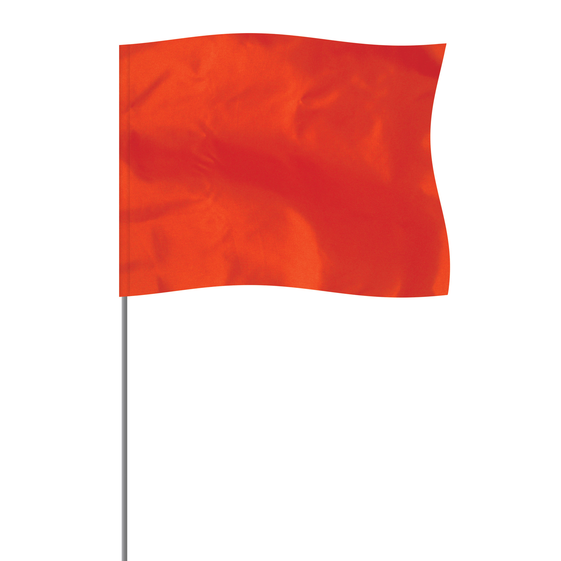 Red/Orange 4" x 5" Marker Flag on a 21" Wire