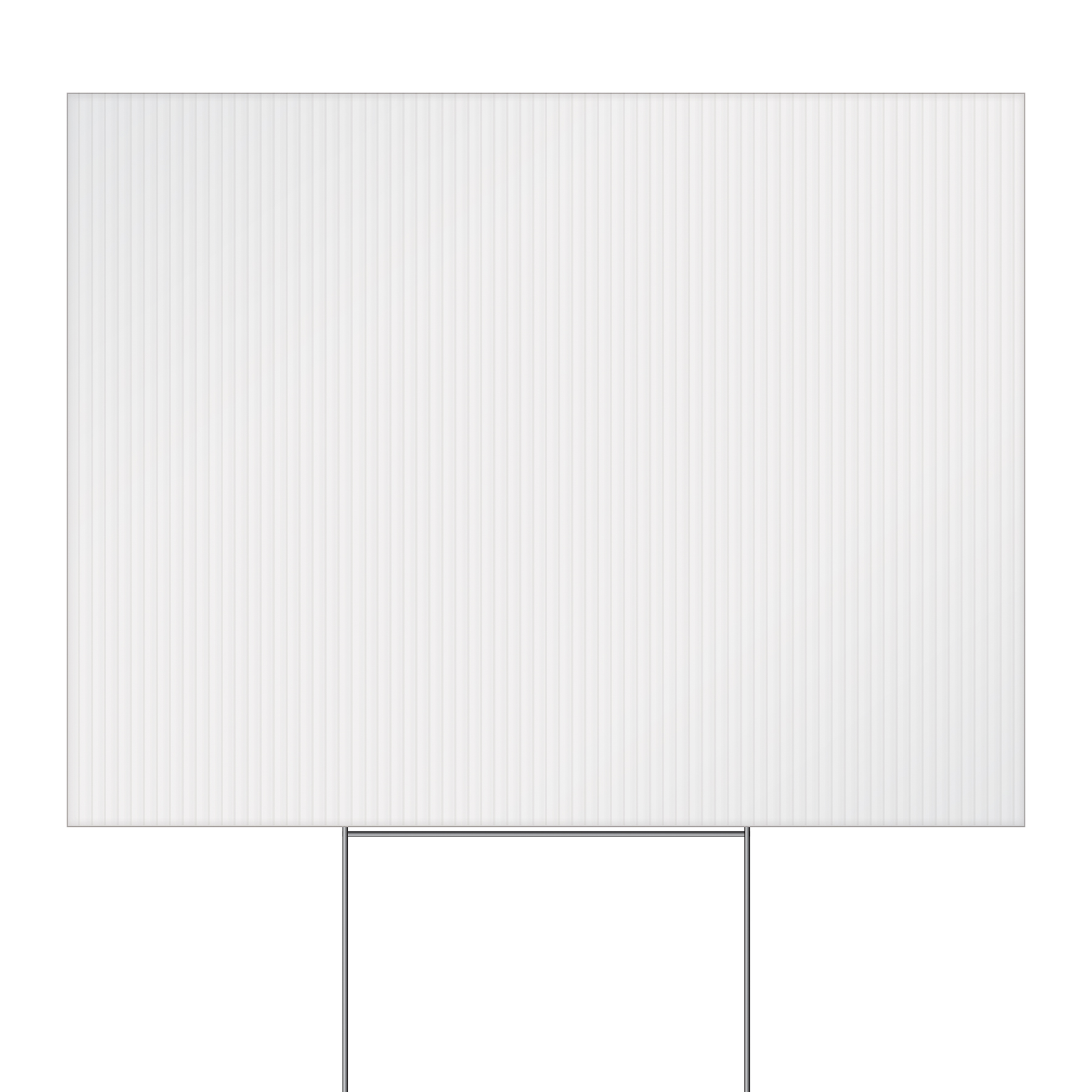 Large Corrugated Yard Sign - Full Color - 2 Sides