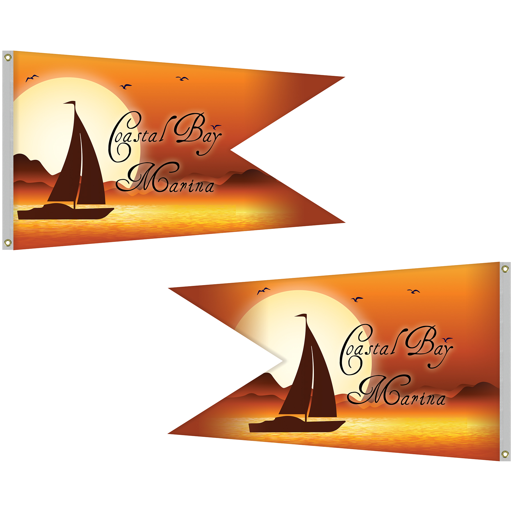 36" x 60" Double Sided Knitted Polyester Boat Flag