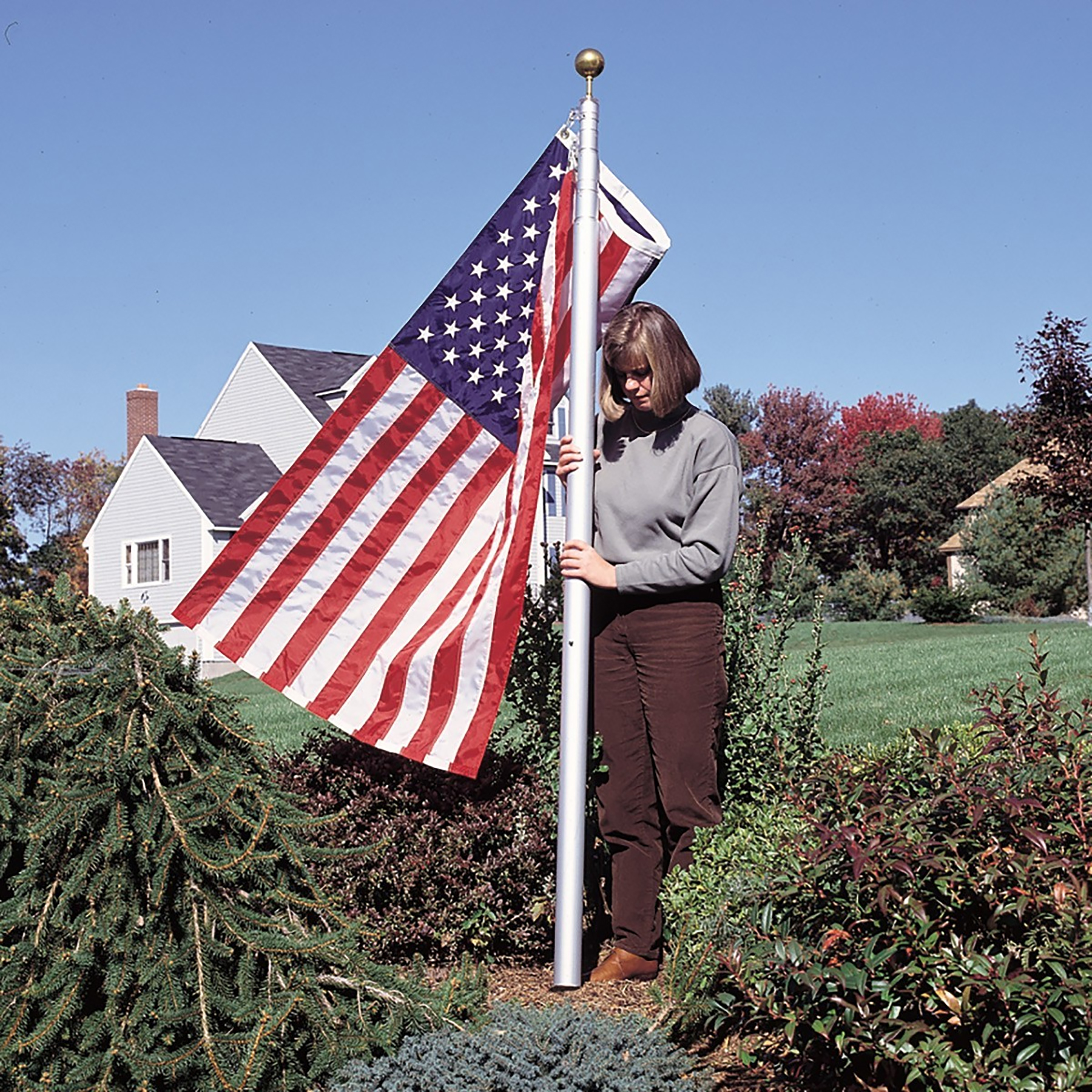 20' Aluminum Telescoping Flagpole