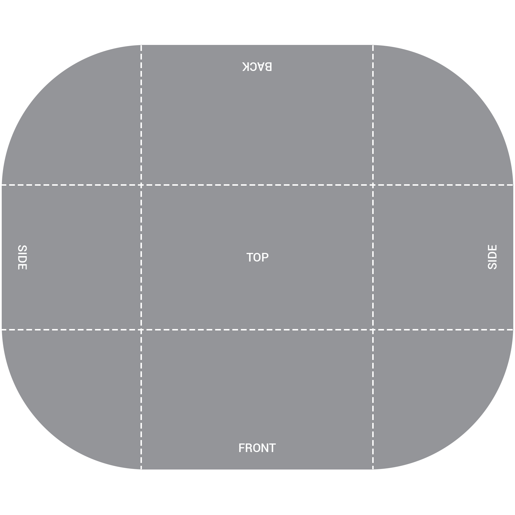 4' Customized Throw Style Table Cover