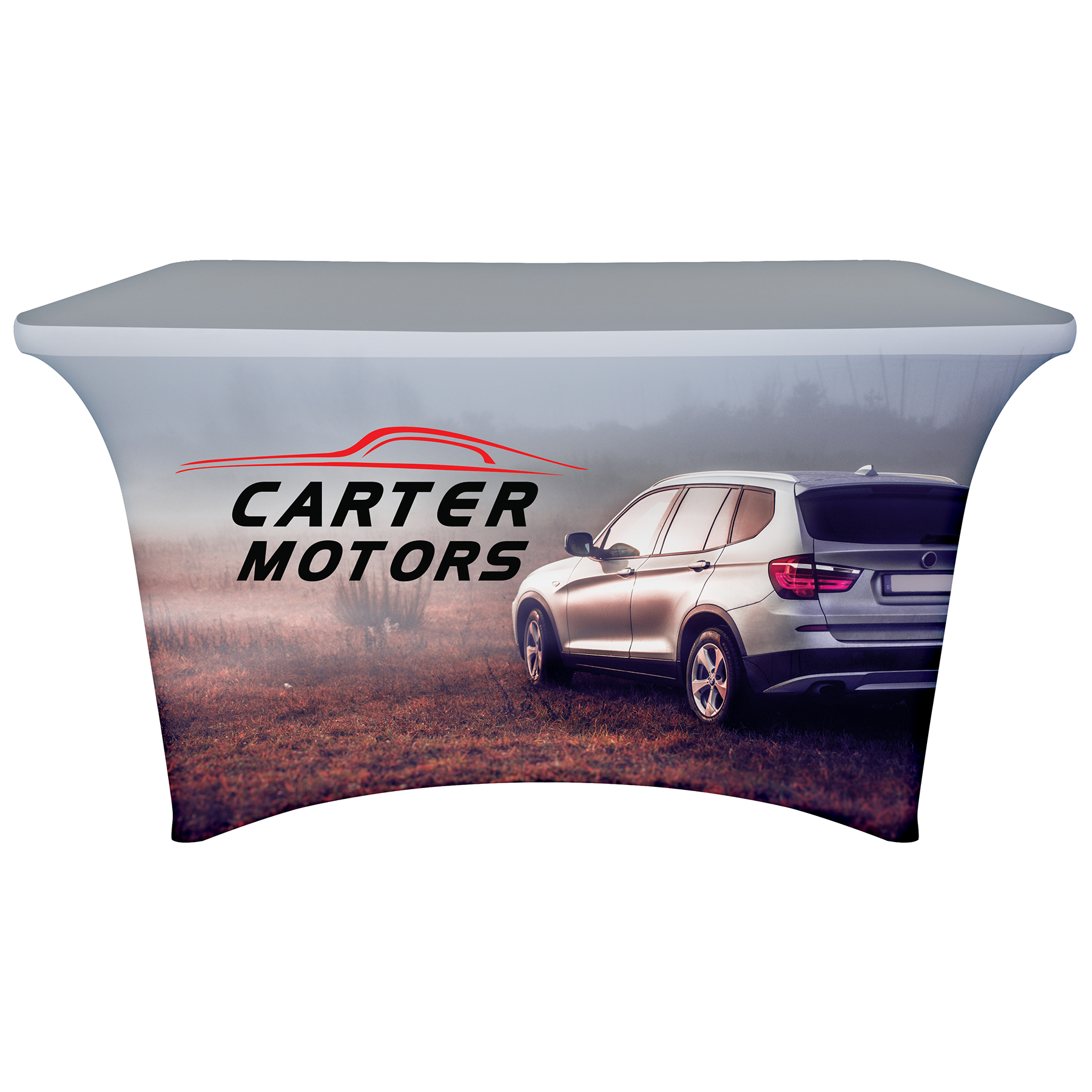 4' Digitally Printed Stretch Table Covers