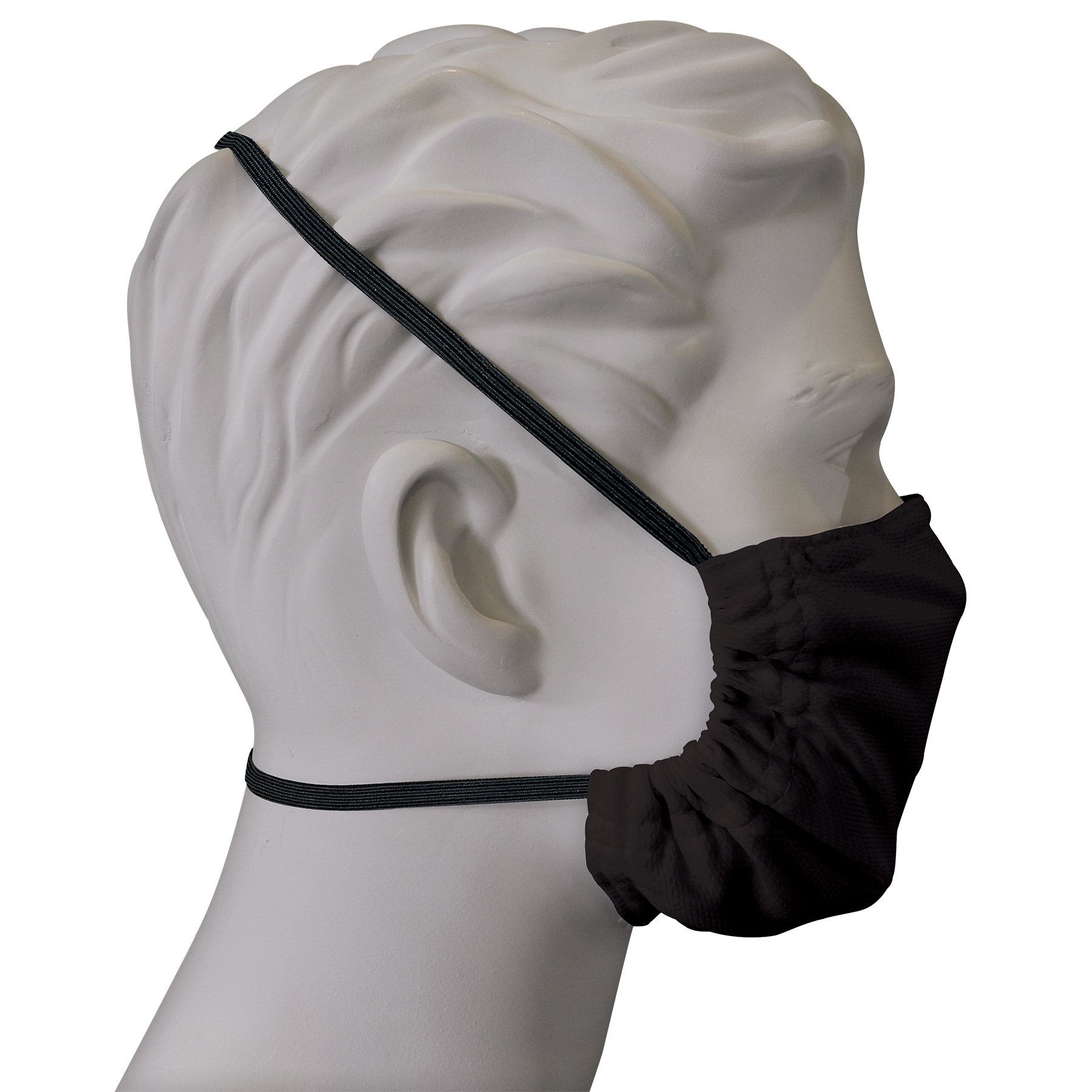 Black Microfiber Face Mask