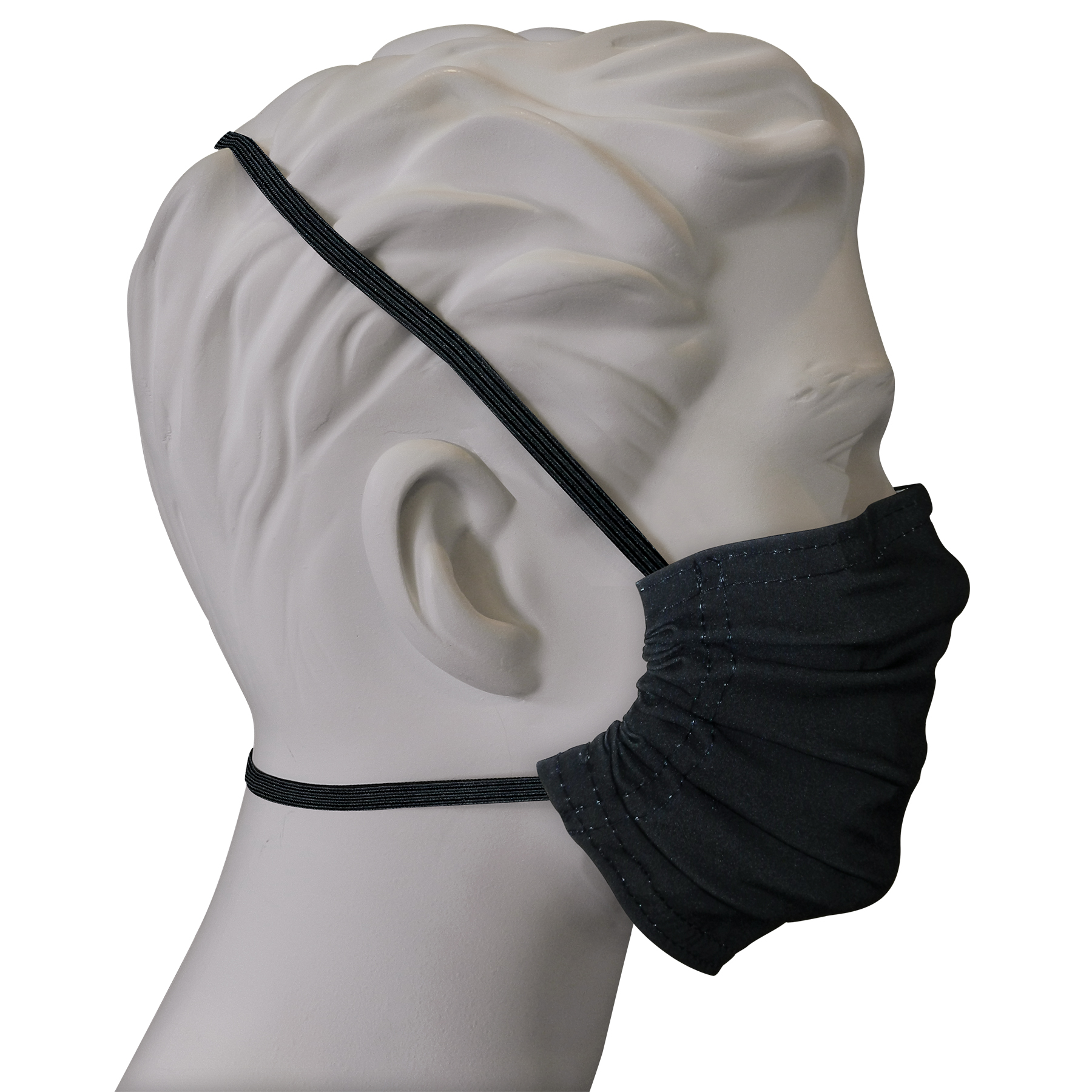 Premium Black Fabric Face Mask