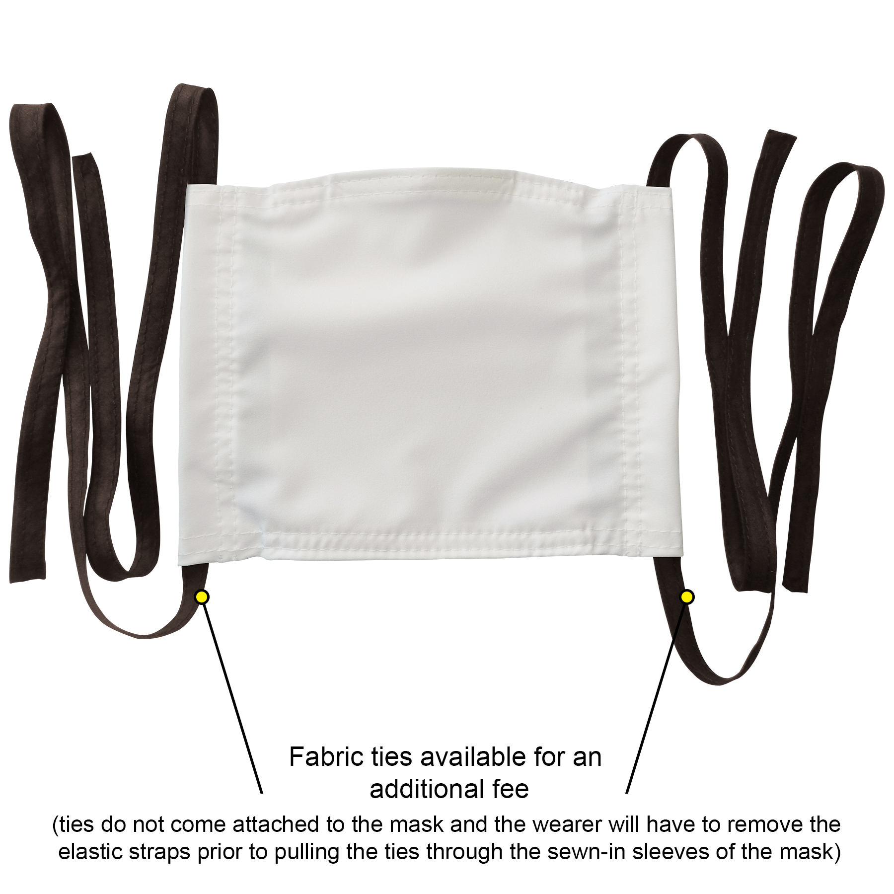 Premium White Fabric Face Mask