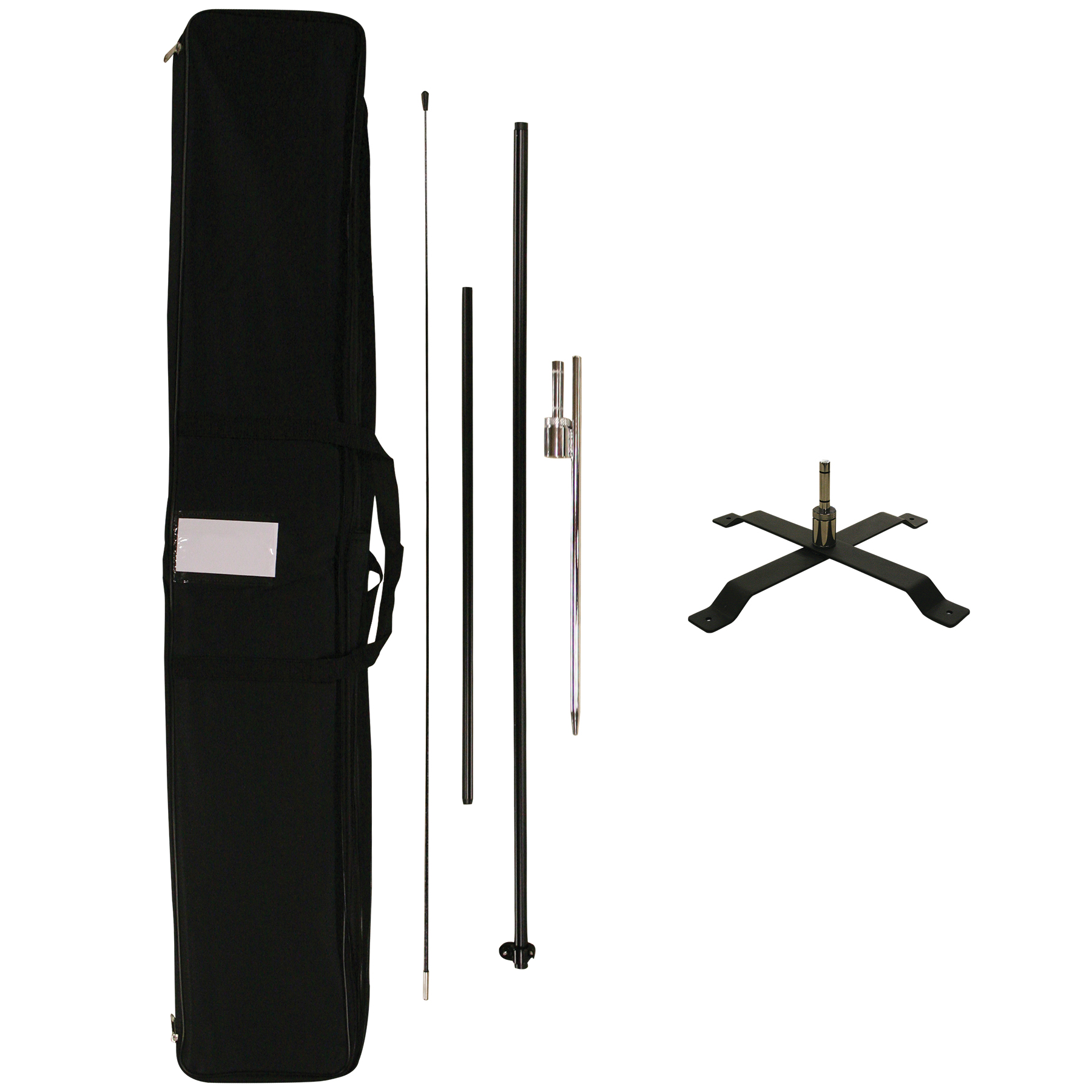 6' Portable Single Reverse Half Drop Kit w/ Cross Base