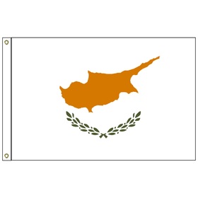 cyprus 6' x 10' outdoor nylon flag w/ heading & grommets