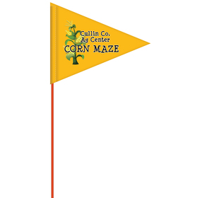 Custom Printed Field Flag – Single Sided
