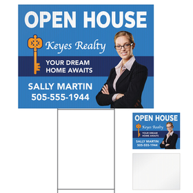 medium corrugated yard sign - full color - 1 side