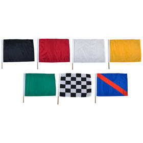 24" x 30" Polyester Mounted Auto Racing Flag Set