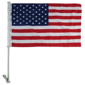11" x 18" Premium US Car Flag - Imported