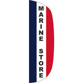 3' x 10' message flutter flag - marine store