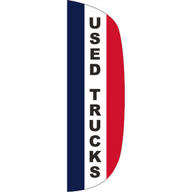3' x 10' message flutter flag - used trucks