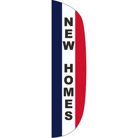 3' x 12' message flutter flag - new homes