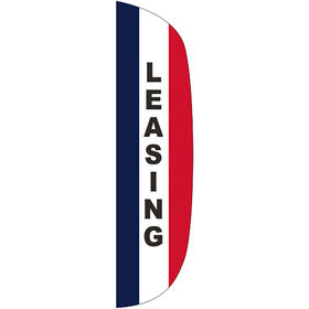 3' x 12' message flutter flag - leasing
