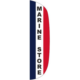 3' x 12' message flutter flag - marine store