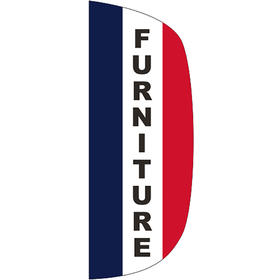 3' x 8' message flutter flag - furniture