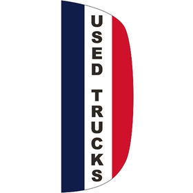 3' x 8' message flutter flag - used trucks