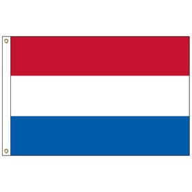 netherlands 3' x 5' outdoor nylon flag w/ heading & grommets