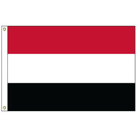 yemen 3' x 5' outdoor nylon flag w/ heading & grommets