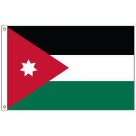 jordan 5' x 8' outdoor nylon flag w/ heading & grommets