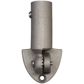 silver cast aluminum adjustable bracket-up to 5/8"