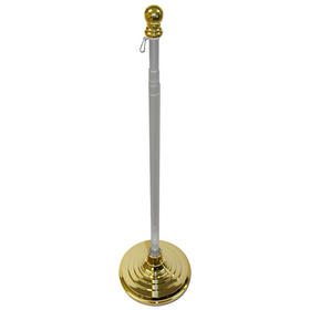 indoor & parade telescopic pole and base kit - 8ft