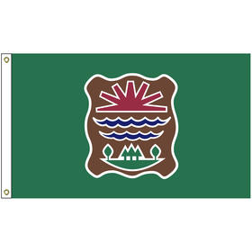 5' x 8' abenaki tribe flag w/ heading & grommets
