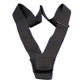 single harness carrying belt  black webbing