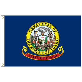 idaho 3' x 5' 2-ply polyester flag w/ heading & grommets