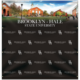 premium 8' x 8' backdrop banner