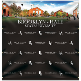 premium 8' x 8' backdrop banner