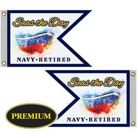 16" x 24" Double Sided Knitted Polyester Guidon Boat Flag