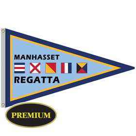 36" x 60" Single Reverse Knitted Polyester Pennant Boat Flag