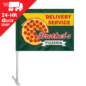 24 - hour 11.5" x 15" car flag