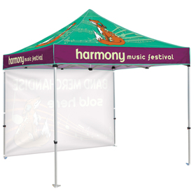 10' Heavy Duty Tent with One Full Wall