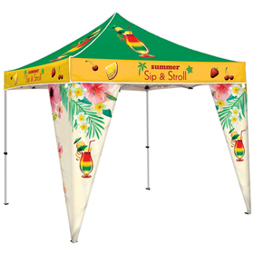 10' premium tent corner banner set