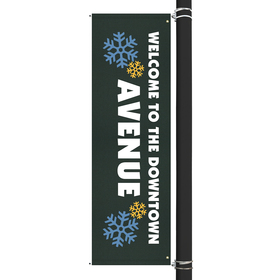 96" x 30" Custom Sunbrella™ Avenue Banner-3 Color Imprint