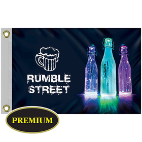 12" x 18" Digitally Printed Single Reverse Knit Poly Flag