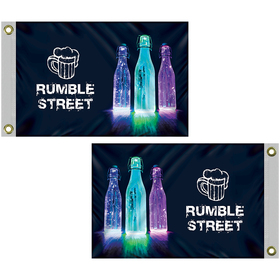 12" x 18" Standard Digitally Printed Double Sided Knit Poly Flag