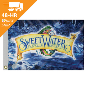48 - hour 2' x 3' polyester flag