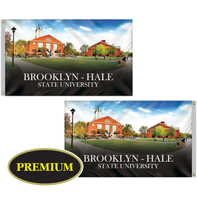 3' x 5' double sided digitally printed knit polyester flag